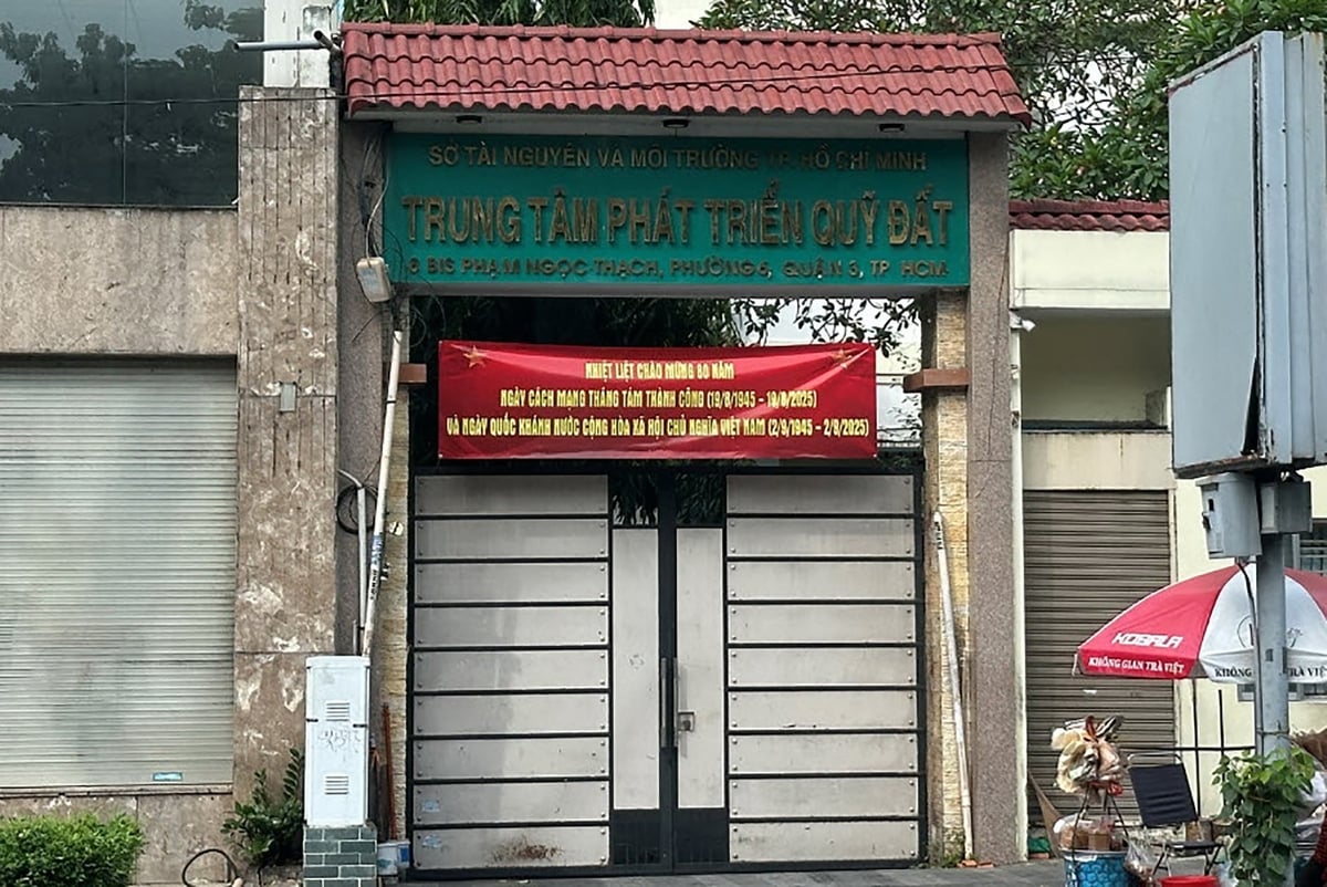 Trụ sở Trung tâm Phát triển quỹ đất TP. HCM