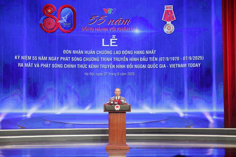 Tổng Bí thư Tô Lâm: Đài Truyền hình Việt Nam đã phát triển thành đài quốc gia, cơ quan truyền thông chủ lực, nòng cốt, đa phương tiện tuyên truyền đường lối của Đảng, chính sách, pháp luật của Nhà nước