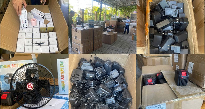 Tang vật vi phạm bị thu giữ Tang vật vi phạm bị thu giữ