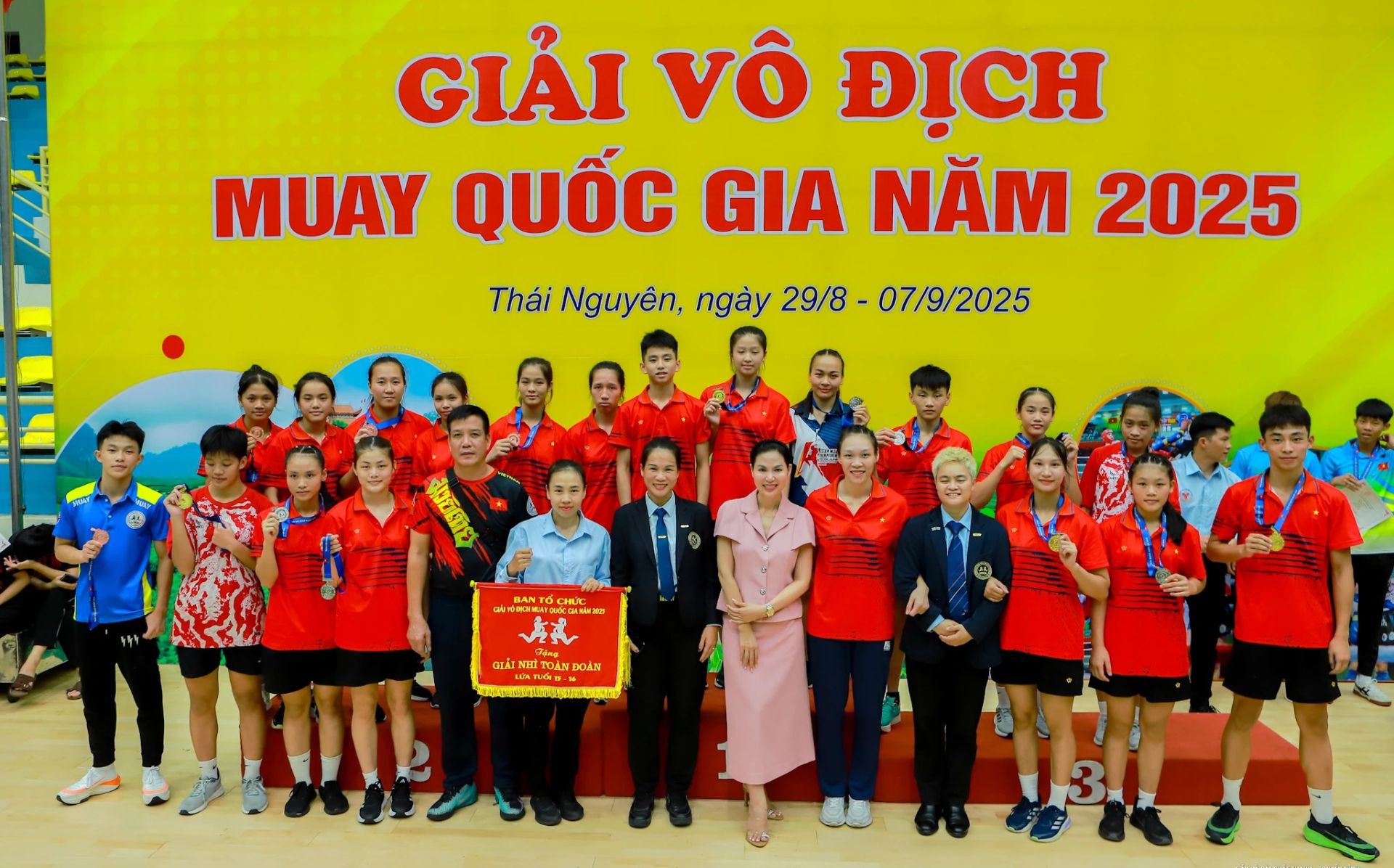 Muay Thanh Hóa giành ngôi Á quân toàn đoàn lứa tuổi 15-16 tại Giải vô địch quốc gia 2025