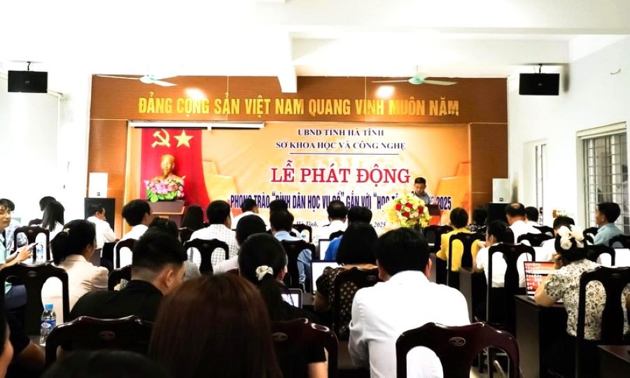 Sở KH&CN Hà Tĩnh tổ chức lễ phát động phong trào Sở KH&CN Hà Tĩnh tổ chức lễ phát động phong trào
