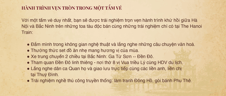 Hoạt động trải nghiệm trên tuyến tàu “Thăng Long-Kinh Bắc”.