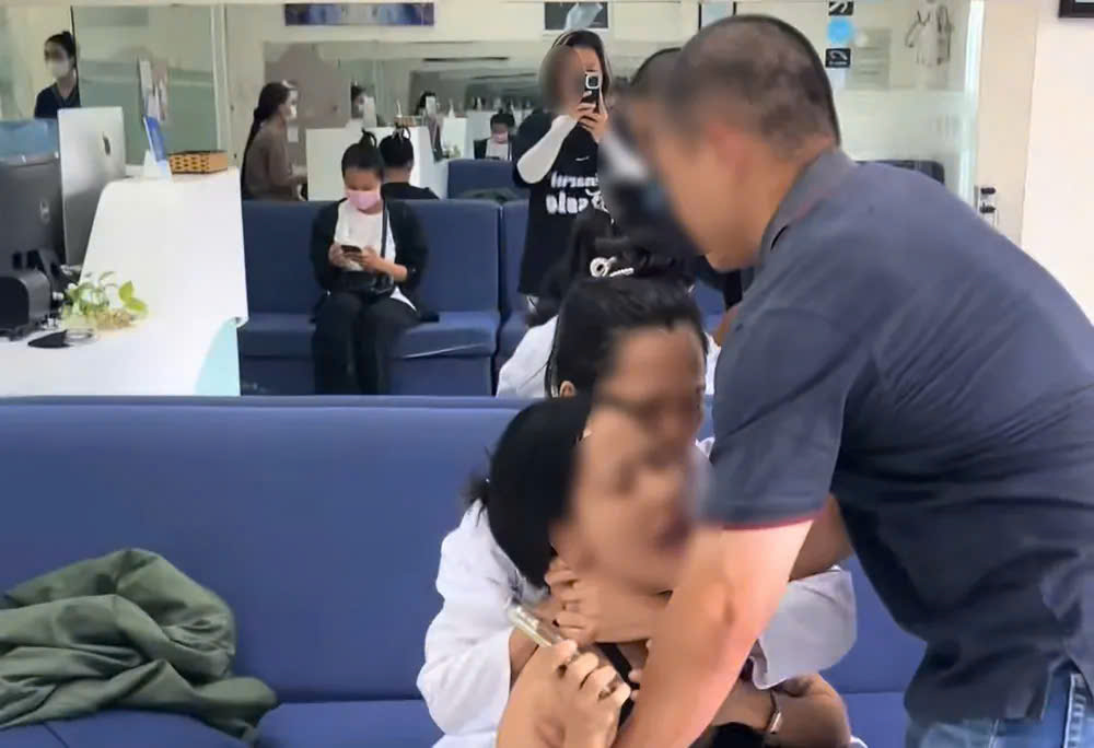 Hình ảnh ghi lại vụ việc