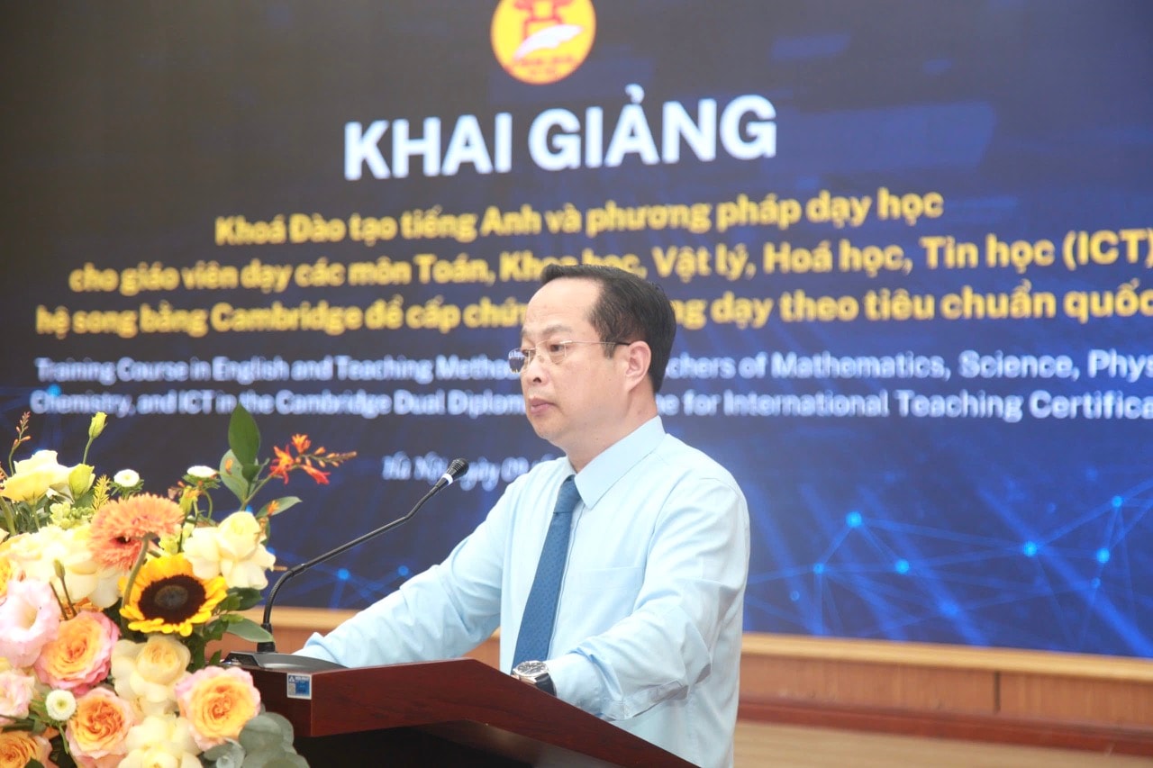 Ông Trần Thế Cương, Giám đốc Sở GD&ĐT Hà Nội. (Ảnh: Lê Nguyễn)