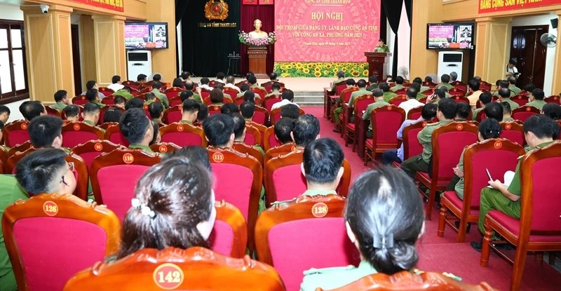 Thanh Hóa: Đối thoại giữa Công an tỉnh với công an xã, phường năm 2025