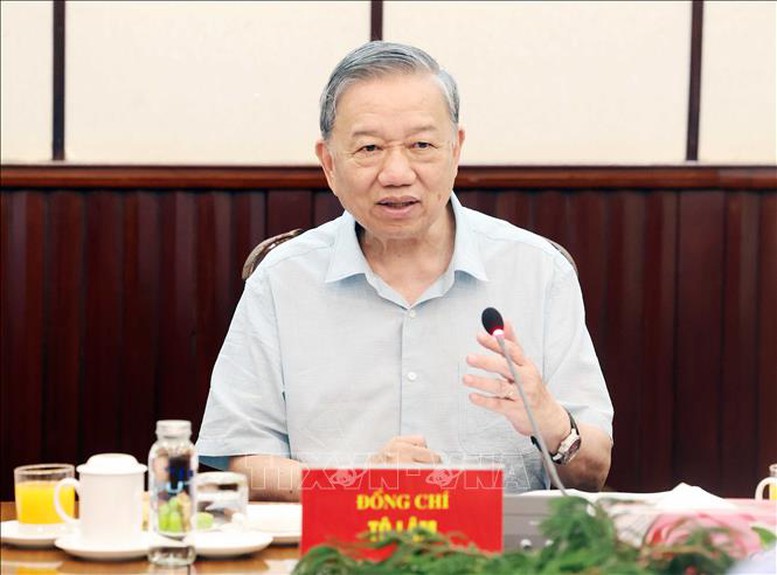 Tổng Bí thư Tô Lâm chủ trì cuộc họp về triển khai Nghị quyết số 71-NQ/TW