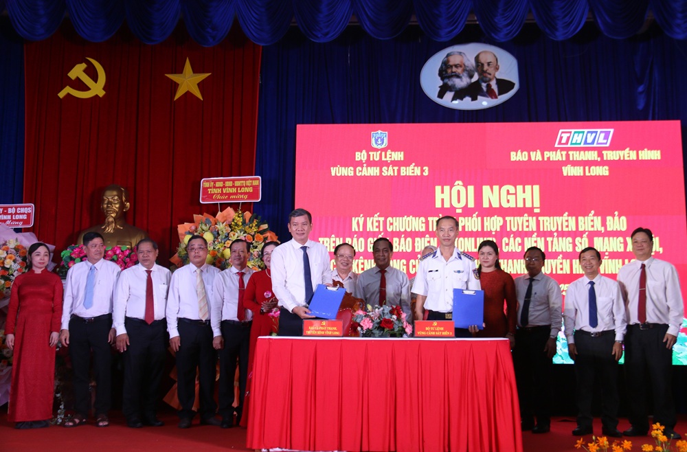 Ký kết với Báo và Phát thanh, Truyền hình Vĩnh Long