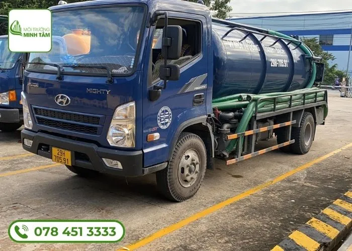Dịch vụ hút hầm cầu tại Cần Thơ Môi Trường Minh Tâm