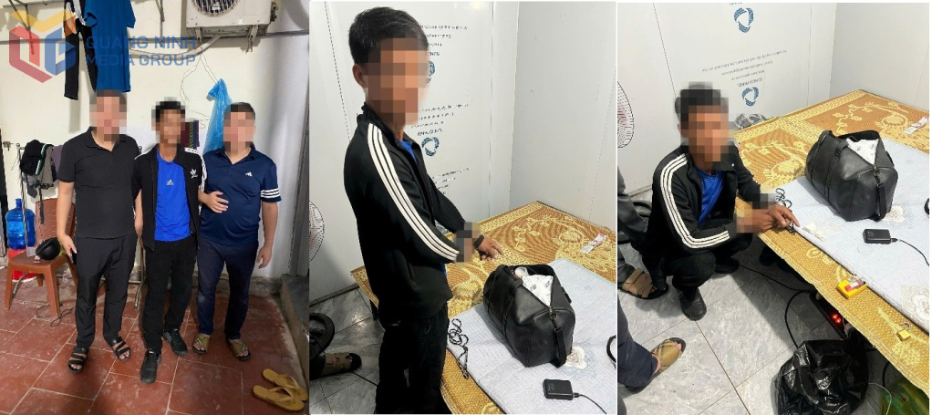 Lực lượng chức năng tiến hành kiểm tra, khám xét chỗ ở của T.V.T. Lực lượng chức năng tiến hành kiểm tra, khám xét chỗ ở của T.V.T.