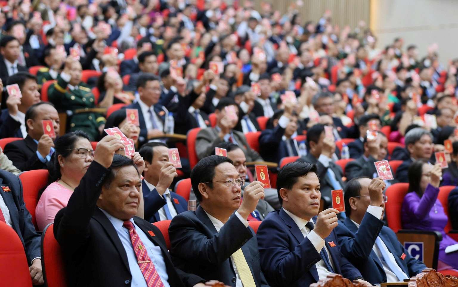 Đại biểu tham dự phiên trù bị Đại hội đại biểu Đảng bộ tỉnh Quảng Ngãi lần thứ I nhiệm kỳ 2025 - 2030. Ảnh: Viên Nguyễn Đại biểu tham dự phiên trù bị Đại hội đại biểu Đảng bộ tỉnh Quảng Ngãi lần thứ I nhiệm kỳ 2025 - 2030. Ảnh: Viên Nguyễn