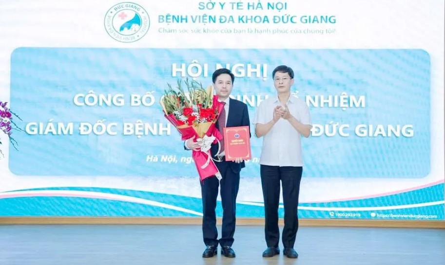 Hà Nội: Bổ nhiệm Giám đốc Bệnh viện Đa khoa Đức Giang