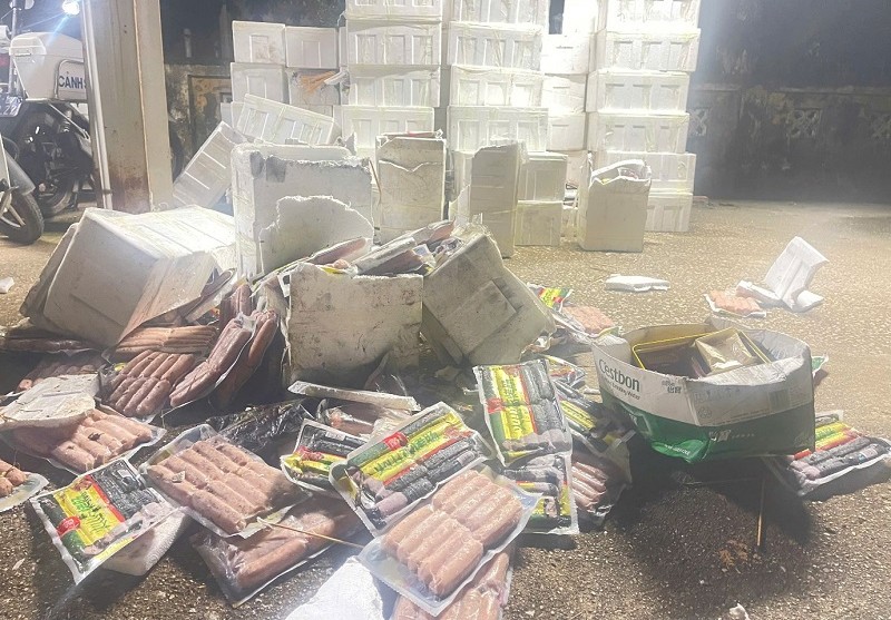 Lô hàng hóa vi phạm bị tạm giữ