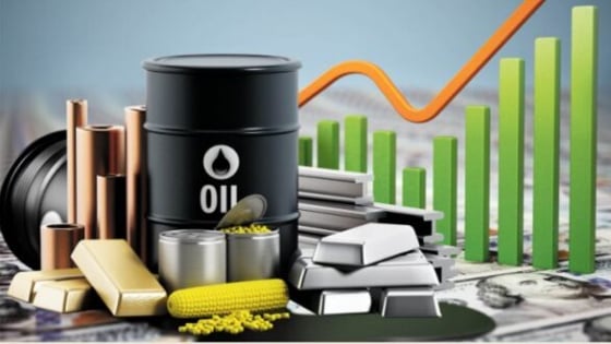 Thị trường hàng hóa: Giá bạc đi lên, năng lượng đồng loạt suy yếu