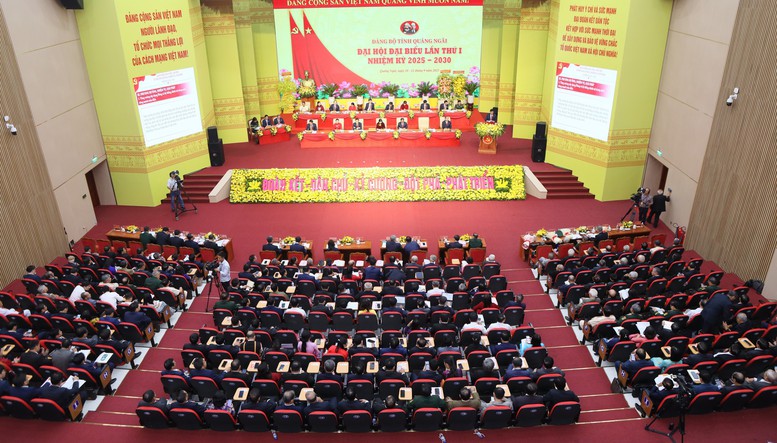Đại hội Đảng bộ tỉnh Quảng Ngãi diễn ra từ 11-12/9 - Ảnh: VGP/LH Đại hội Đảng bộ tỉnh Quảng Ngãi diễn ra từ 11-12/9 - Ảnh: VGP/LH