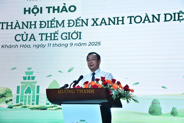 Ông Nguyễn Trùng Khánh- Cục trưởng Cục Du lịch Quốc Gia Việt Nam phát biểu