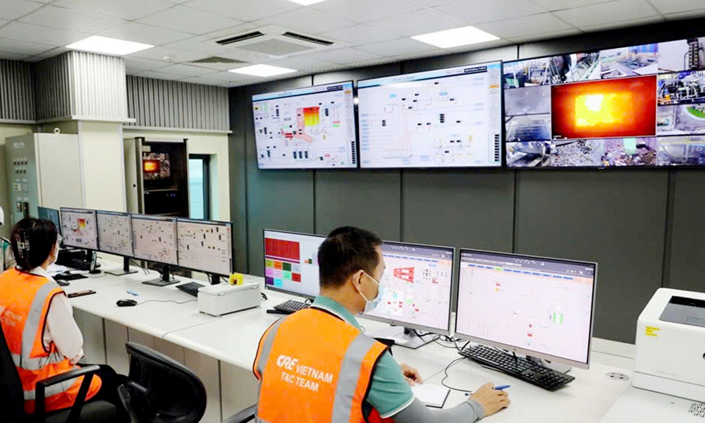 Ứng dụng công nghệ xử lý rác tự động tại Nhà máy ở xã Phù Lãng của Công ty trách nhiệm hữu hạn Môi trường Ngôi Sao xanh.