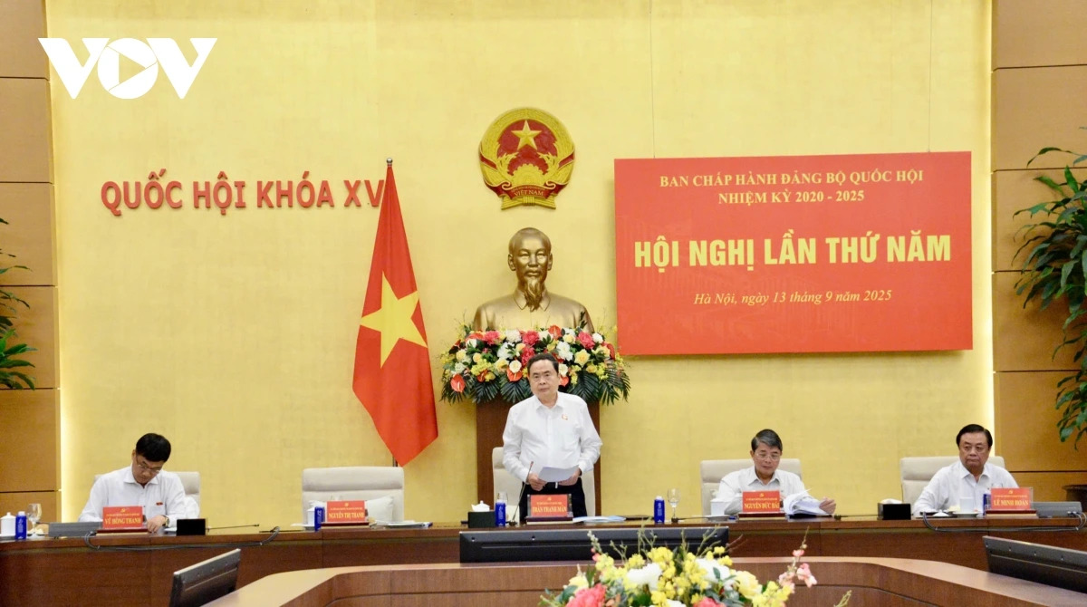 Hội nghị lần thứ Năm, Ban Chấp hành Đảng bộ Quốc hội nhiệm kỳ 2020 - 2025.