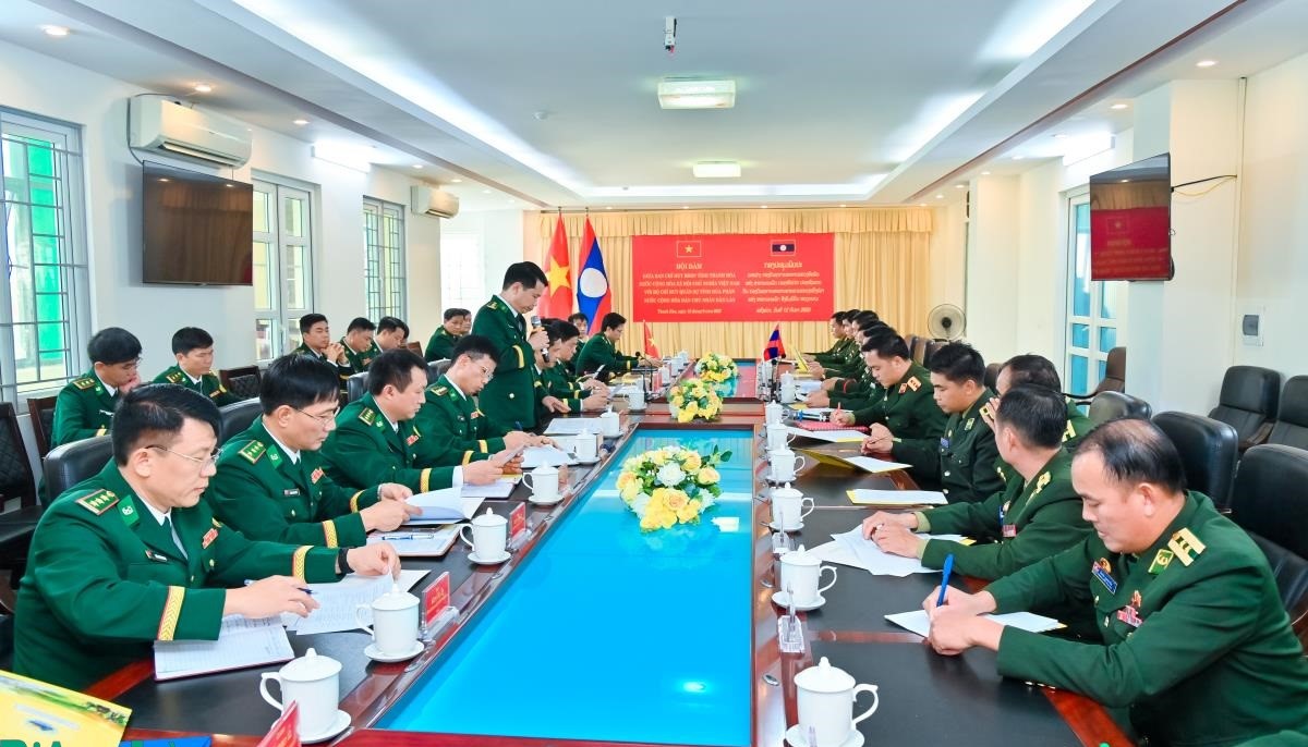 Toàn cảnh hội đàm. Ảnh: Hải Chuyền