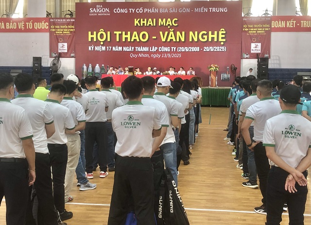 Gia Lai: Sôi nổi Hội thao – Văn nghệ Công ty CP Bia Sài Gòn – Miền Trung