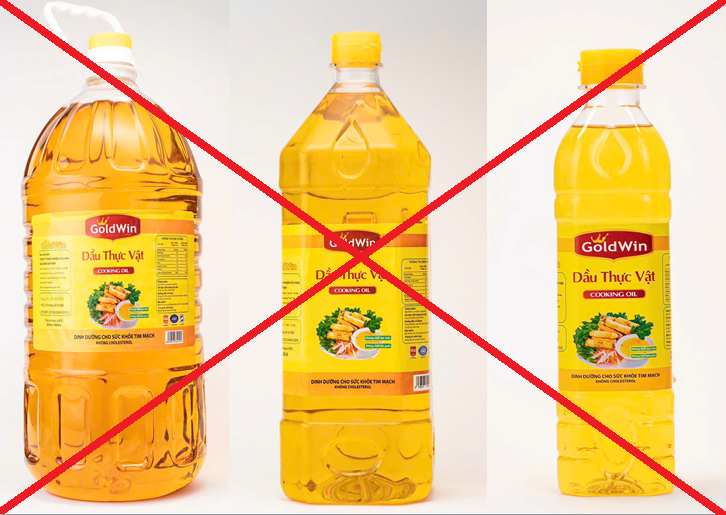 Công an Hưng Yên ra thông báo về dầu ăn giả GoldWin Cooking Oil. Ảnh: Công an tỉnh Hưng Yên Công an Hưng Yên ra thông báo về dầu ăn giả GoldWin Cooking Oil. Ảnh: Công an tỉnh Hưng Yên
