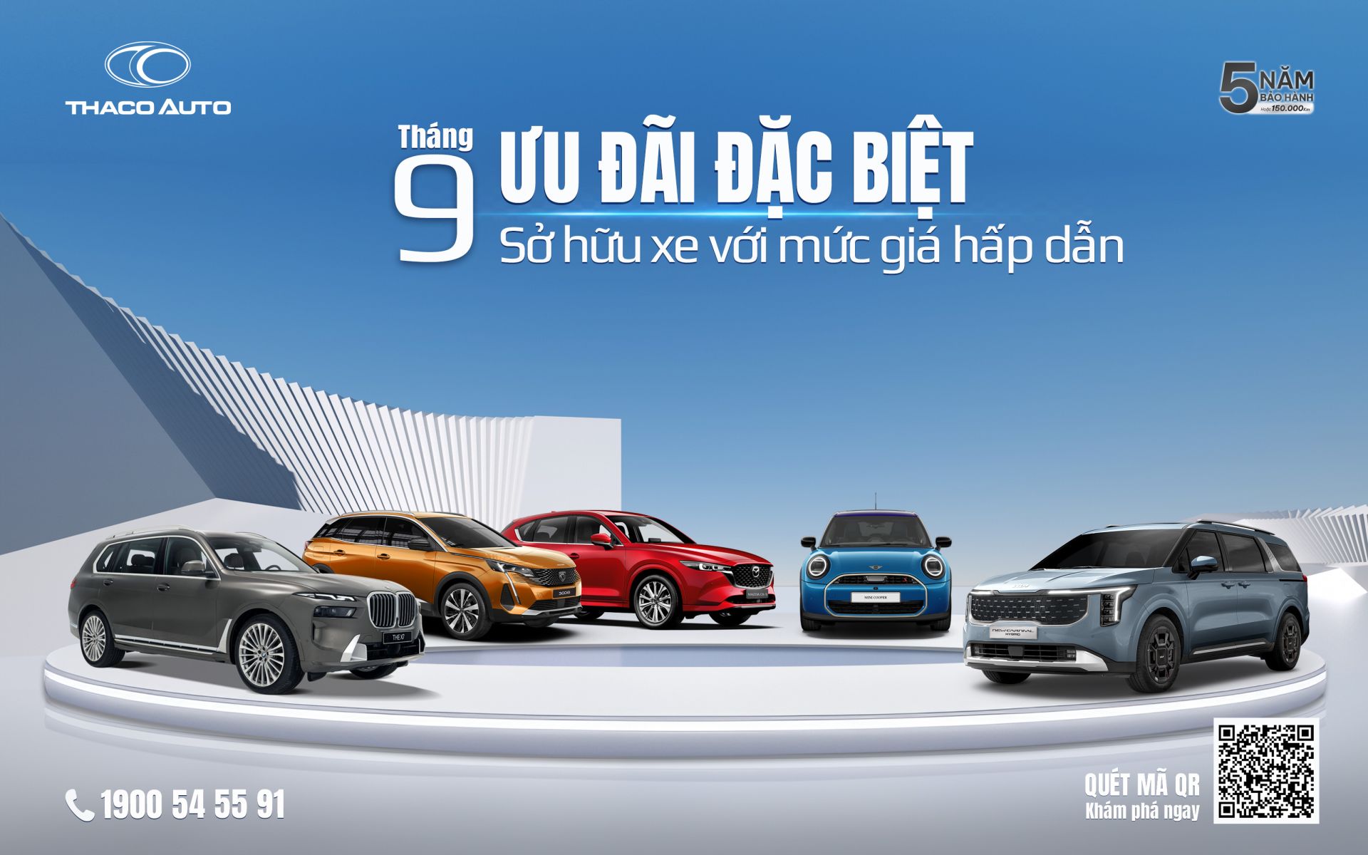 THACO AUTO ưu đãi đặc biệt tháng 9 mang đến cơ hội sở hữu xe với mức giá hấp dẫn
