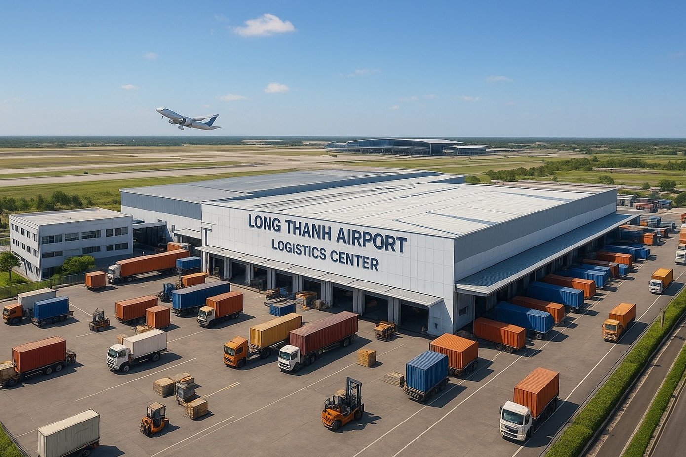 Đề xuất lập trung tâm logistics hàng không tại 'siêu sân bay' Long Thành