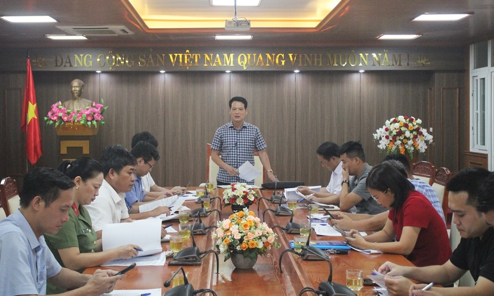 Đồng chí Nguyễn Trọng Bắc, Phó Giám đốc Sở Văn hóa, Thể thao và Du lịch chủ trì cuộc họp. Đồng chí Nguyễn Trọng Bắc, Phó Giám đốc Sở Văn hóa, Thể thao và Du lịch chủ trì cuộc họp.