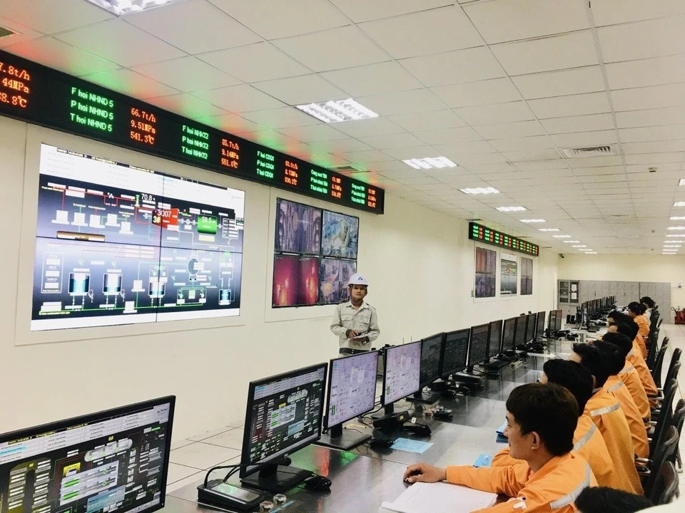 Hiện các nhà máy nhiệt điện của Hòa Phát giúp tập đoàn chủ động khoảng 90% nhu cầu điện sản xuất thép. Ảnh: HPG.