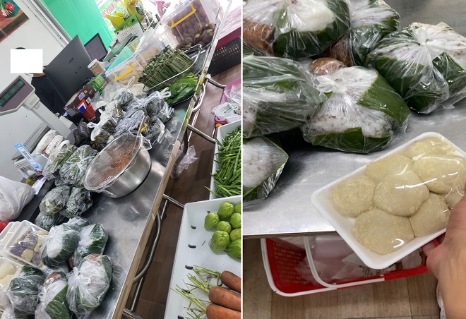 Những món thực phẩm ăn liền này được đóng thành từng gói nhỏ, không rõ đơn vị sản xuất hay hạn sử dụng của sản phẩm ra sao?