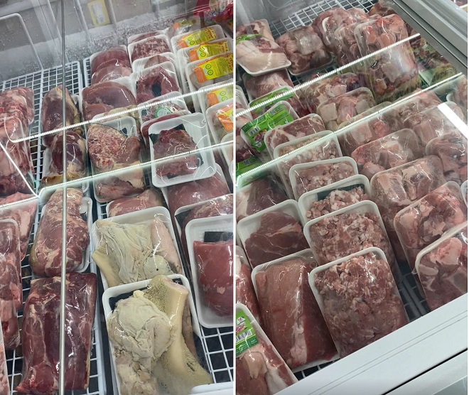 Sản phẩm thịt lợn không rõ đơn vị cung cấp