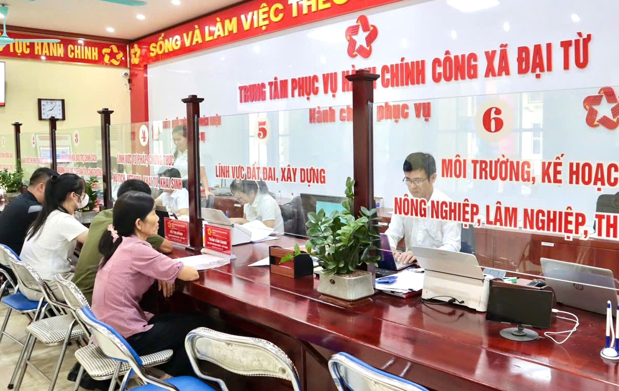 Trung tâm Phục vụ hành chính công xã Đại Từ
