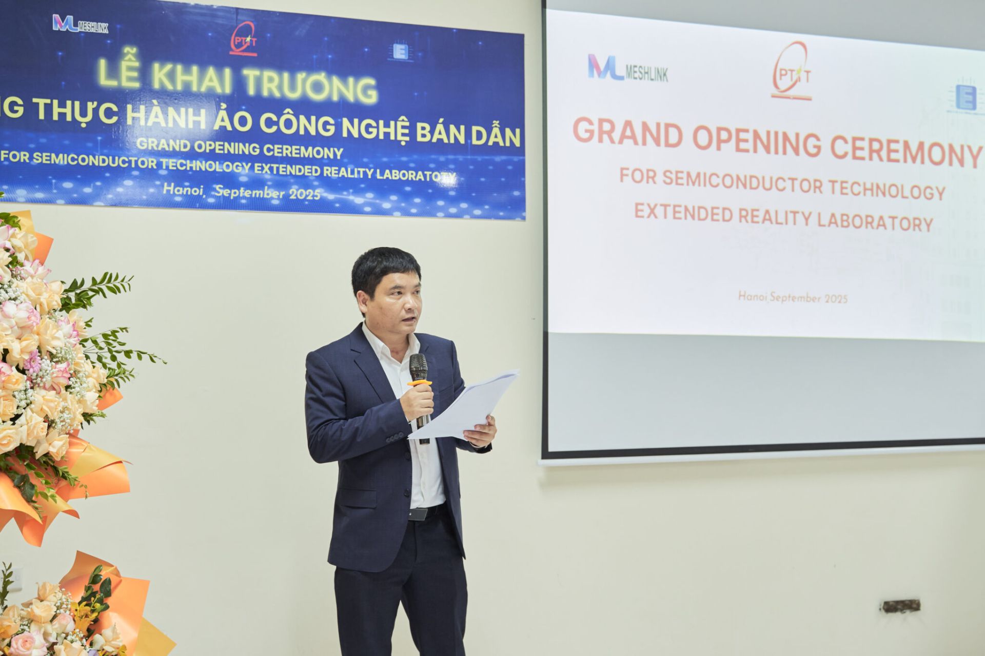 PGS.TS Đặng Hoài Bắc, Giám đốc Học viện phát biểu tại buổi Lễ