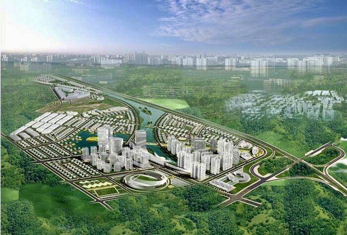 Phối cảnh khu đô thị Phúc Ninh.