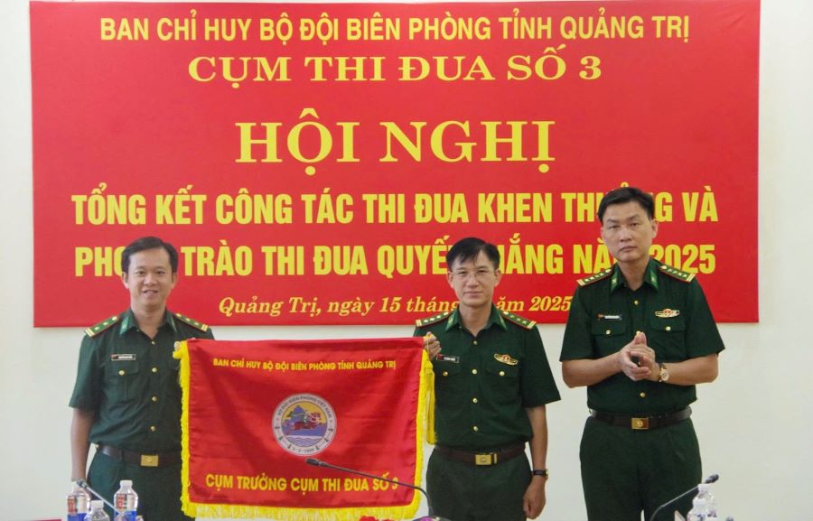 Cụm thi đua số 3 Bộ đội Biên phòng tỉnh Quảng Trị tổng kết công tác thi đua khen thưởng. Cụm thi đua số 3 Bộ đội Biên phòng tỉnh Quảng Trị tổng kết công tác thi đua khen thưởng.