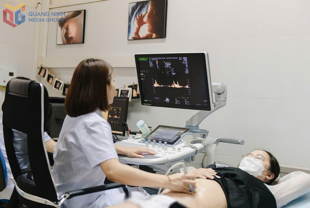 Si&ecirc;u &acirc;m s&agrave;ng lọc tiền sản giật 3 th&aacute;ng đầu thai kỳ tại Bệnh viện Sản Nhi tỉnh Quảng Ninh.