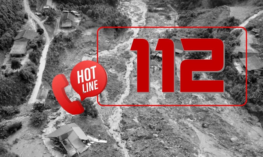 Số điện thoại 112 tiếp nhận trợ giúp về sự cố, thiên tai, thảm họa, những nguy cơ