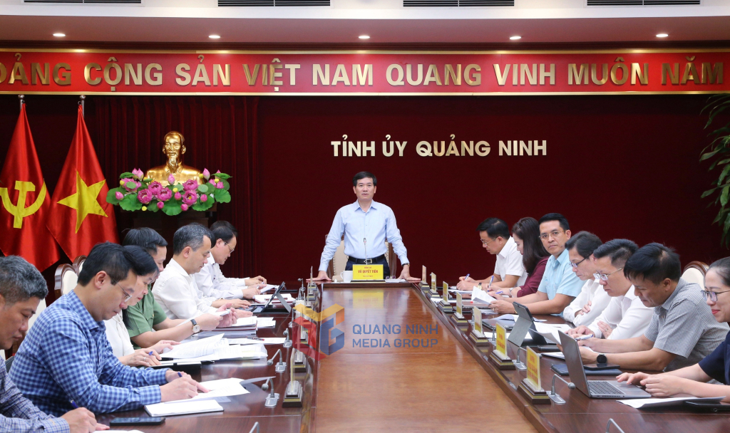 Tiểu ban Tuyên truyền - Khánh tiết Đại hội đại biểu Đảng bộ tỉnh Quảng Ninh lần thứ XVI họp triển khai nhiệm vụ