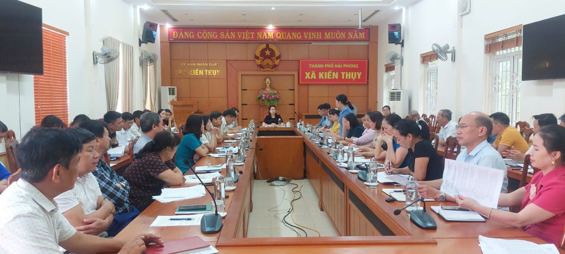 Xã Kiến Thuỵ triển khai công tác phổ cập giáo dục năm 2025