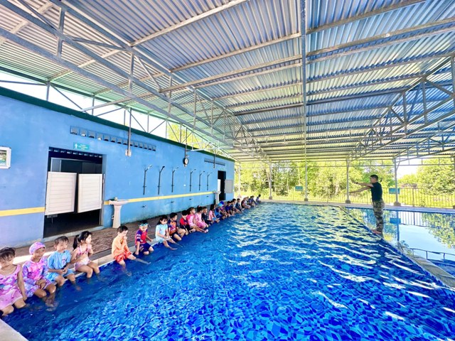 Một tiết dạy kỹ năng sống tại Trường Xanh Tuệ đức Nghệ An.