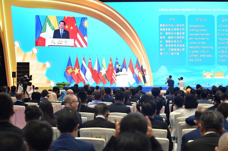 Phó Thủ tướng Mai Văn Chính nhấn mạnh 3 đề xuất hợp tác Trung Quốc - ASEAN - Ảnh: VGP/Giang Thanh