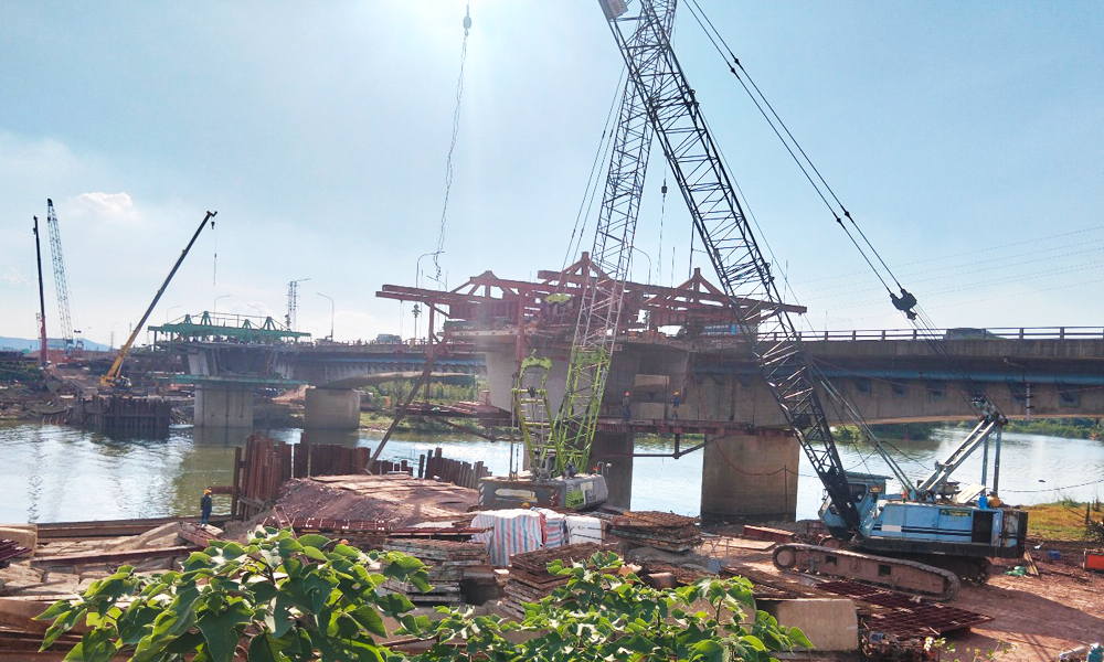 Bắc Ninh: Tăng tốc thi công cầu Xương Giang