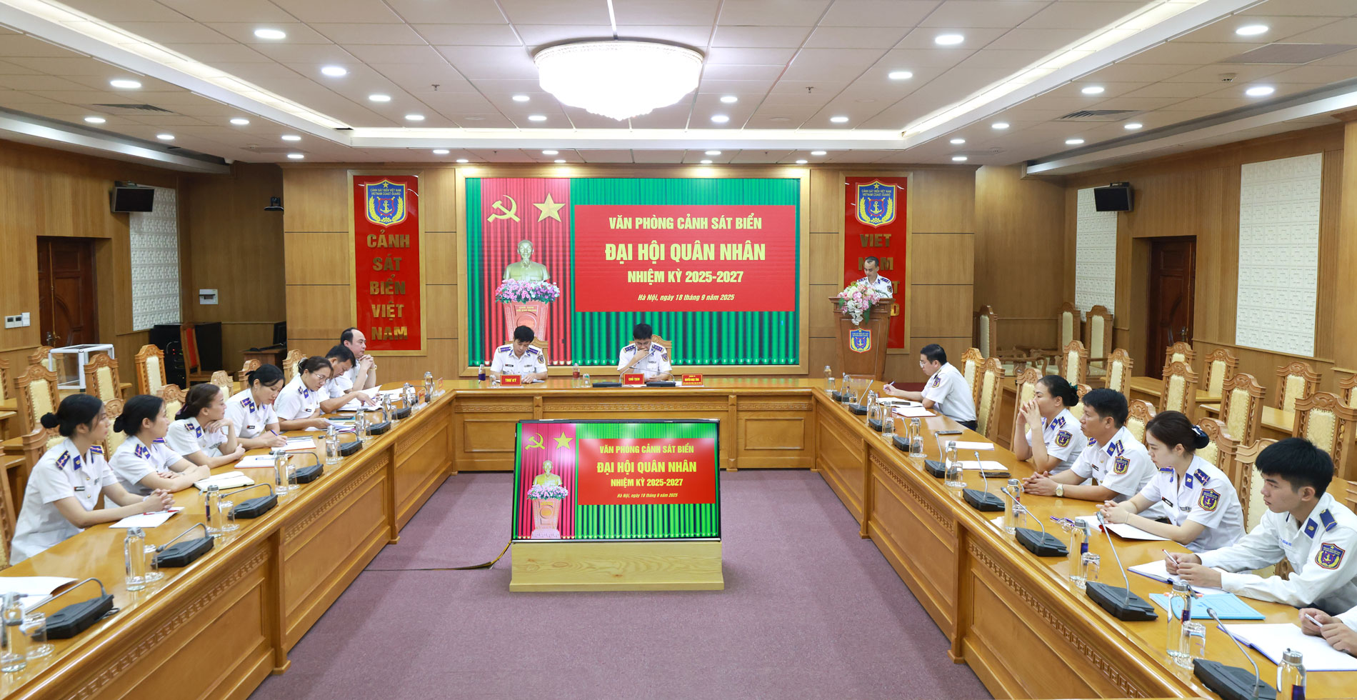 Văn phòng Cảnh sát biển tổ chức Đại hội quân nhân nhiệm kỳ 2025 - 2027