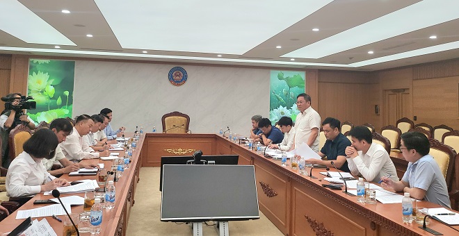 Quang cảnh buổi làm việc. Ảnh: T. Hằng Quang cảnh buổi làm việc. Ảnh: T. Hằng