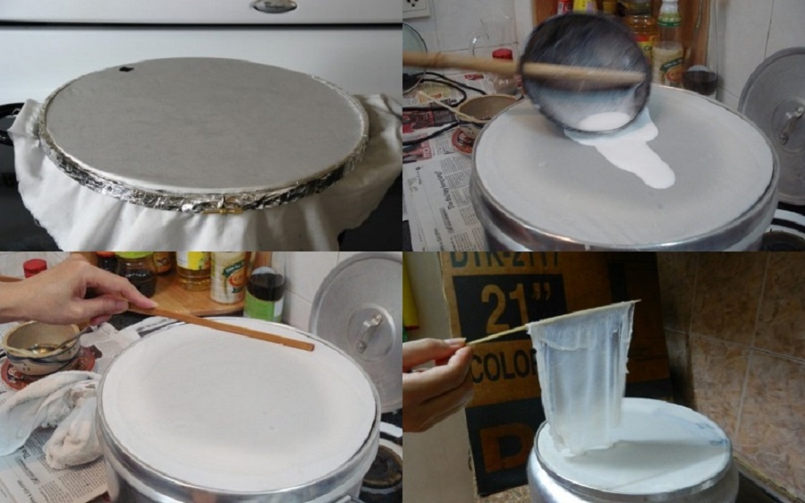 Quy trình chế biến bánh cuốn truyền thống là một nghệ thuật đòi hỏi sự kiên nhẫn và tay nghề cao