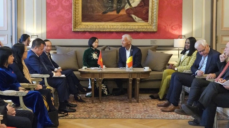 Thúc đẩy quan hệ hữu nghị, hợp tác nhiều mặt giữa Việt Nam với Bỉ và EU