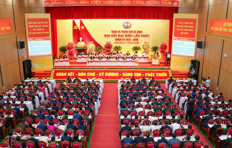 Đại hội đại biểu lần thứ I Đảng bộ thành phố Đà Nẵng, nhiệm kỳ 2025-2030 bế mạc sáng 18/9.