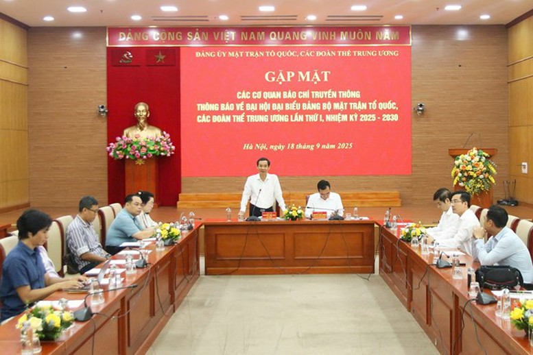 Đại hội đại biểu Đảng bộ Mặt trận Tổ quốc, các đoàn thể Trung ương lần thứ I đề ra 3 khâu đột phá