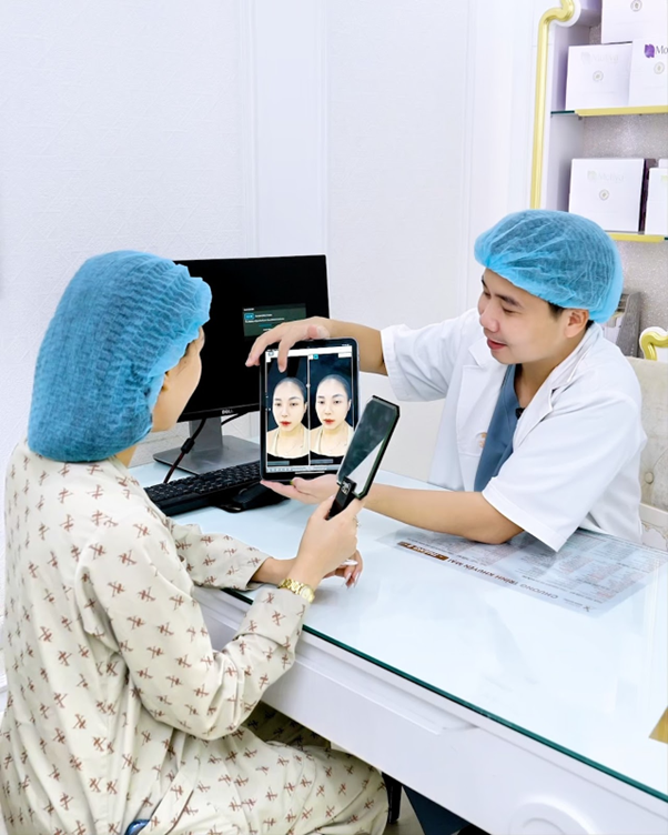 Khách hàng được xem mô phỏng trí tuệ nhân tạo AI VISION trước khi thực hiện