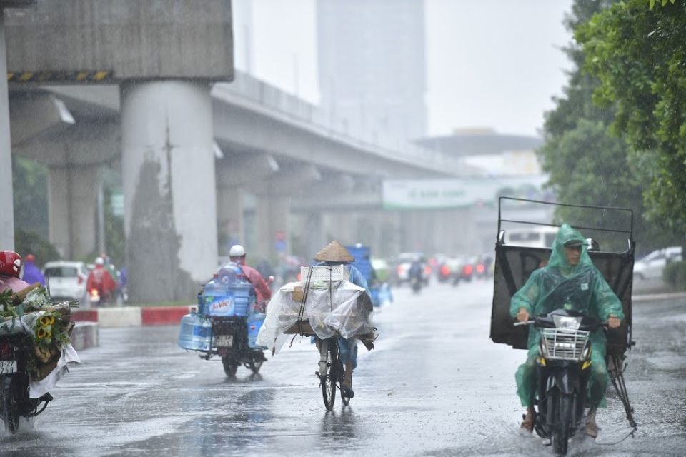 Bắc Bộ có mưa rào và dông vài nơi
