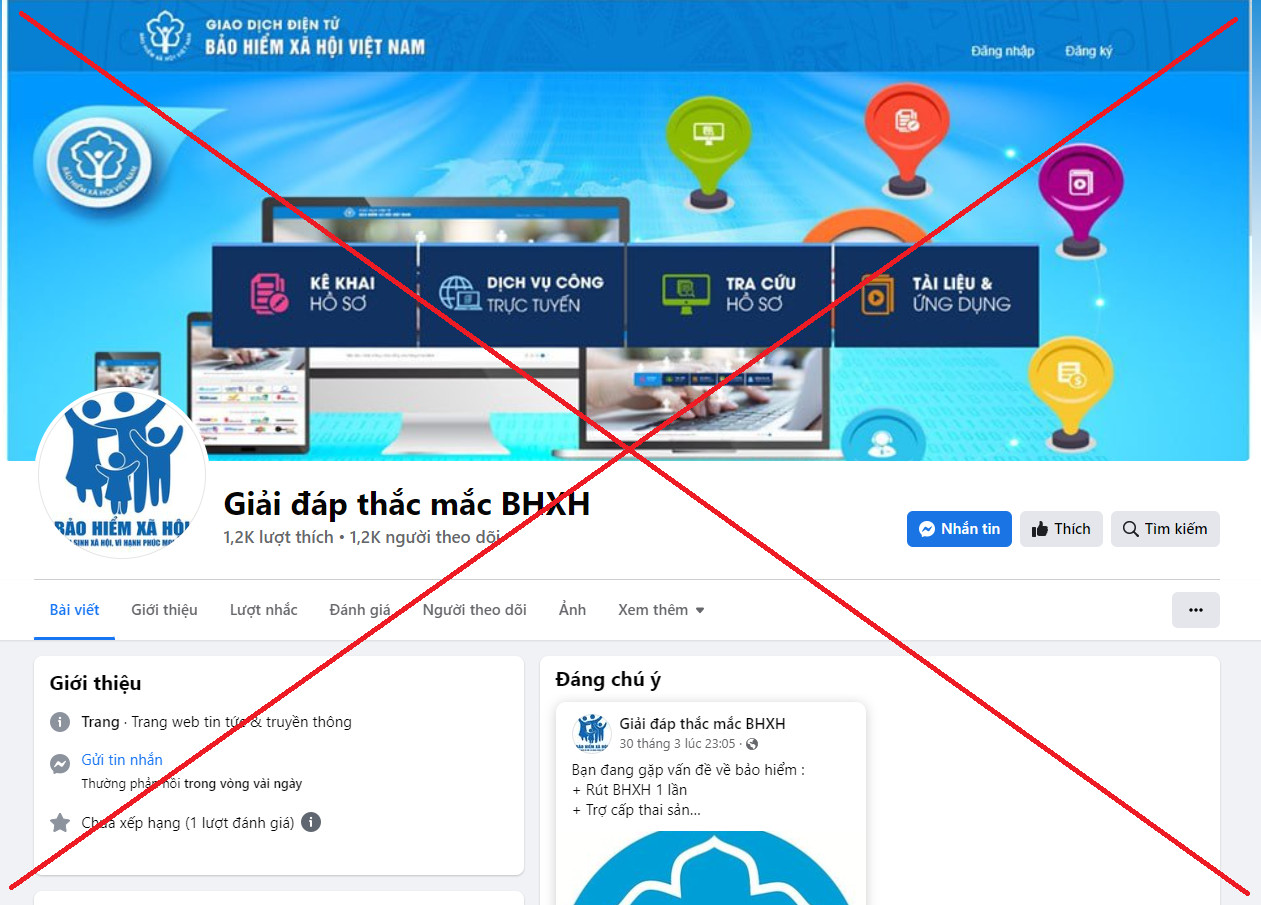 Cảnh báo thủ đoạn giả mạo BHXH để lừa đảo